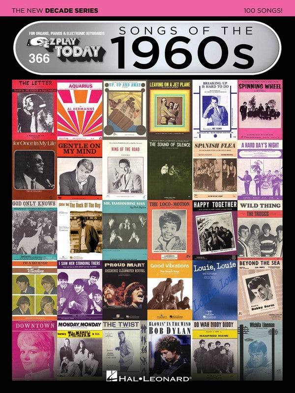 EZ Play 366 Songs of the 1960s - The New Decade Series